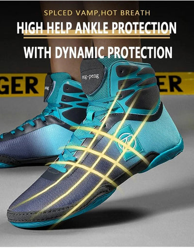 2024 New Wrestling Shoes for Men Non Slip Breathable Boxing Sneakers Wrestling Training Shoes Wear-Resisting Combat Sneakers