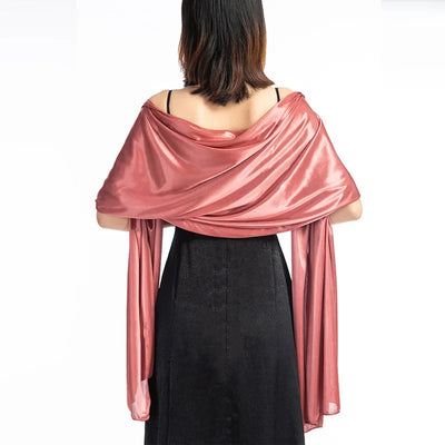 Elegant Silky Evening Dresses Shawls for Women Wedding Party Shawl Bride Bridesmaid Boleros Shrugs Banquet Capes Wraps