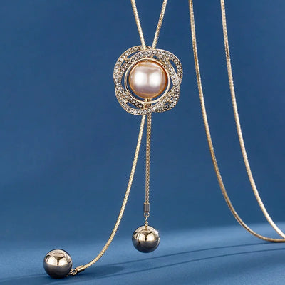 Long Necklaces & Pendants for Women Maxi Collier Femme Geometric Chain Fashion Necklace Statement Colar Accessories Jewelry 2024