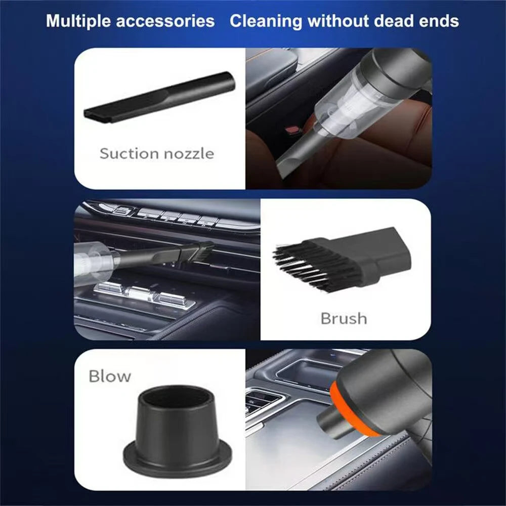 Portable Small Vacuum Cleaner For Multi Purpose Vehicles Small Household Pump Handheld Car Vacuum Cleaner