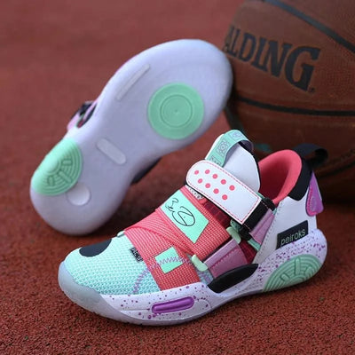 Children's Basketball Shoes For Boys Girls Non-slip Kids Sport Shoes Lightweight Outdoor Sneakers Trainers Footwear Comfortable