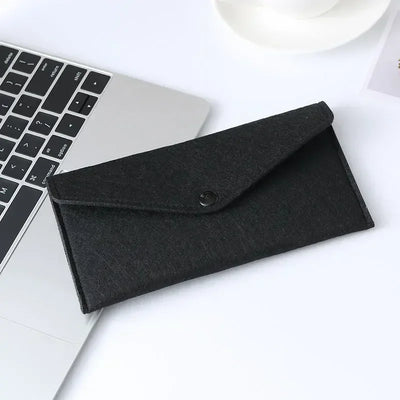 Felt Envelope Mobile Phone Bag Storage Pouch Wallet Credit Card Holder Business Change Purse Bag Thin Wallet Card Holde