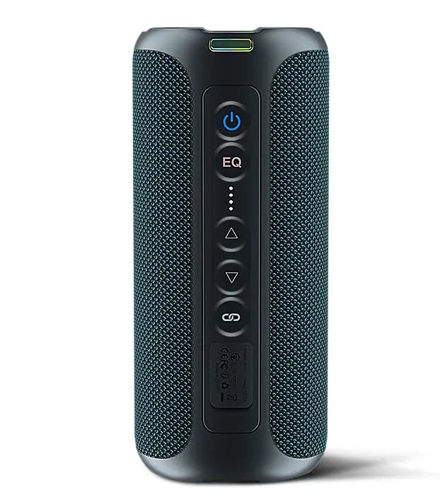 Bluetooth Speaker Wireless,IP67 Waterproof Portable Speaker with Lights,40W Loud Stereo Sound, TWS Pairing, BT5.3, Camping/Home