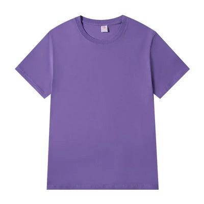 Women T-shirts 2025 Tops Solid Short Sleeve Loose O-neck  Cotton Casual Ladies Shirts Harajuku Korean Summer Woman Tshirts