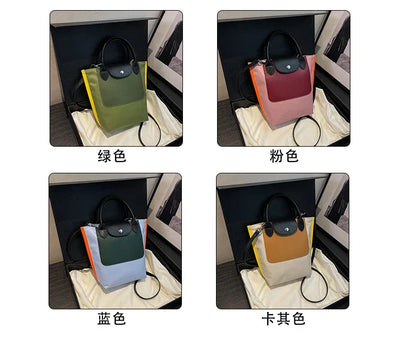 Luxury Leather Shoulder Purse Women's Crossbody Bag Elegant Designer Handbags Classic Tote