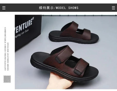Genuine Mens Slipper Man Luxury 2024 Comfortable Man Sandal Super Copy Shoes for Men 2024 Summer Shoes Sale Summer Men's Sandals