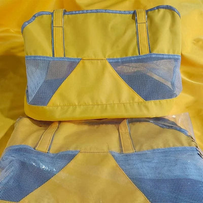 Small Dog Accessories Single-shoulder Portable Bag Pet Carrying Handbag Cat  Tote Travel Foldable Mesh Carriers Tote Car Cover