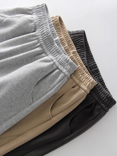 Women Straight Sweatpants Baggy Loose Dark Grey Long Pants Female Casual Sports Trousers High Waist Sweatpants For Women Joggers