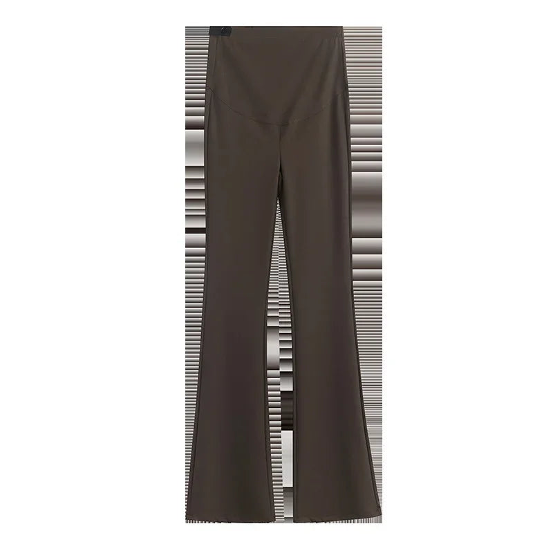 Maternity Leggings for Pregnant Women Yoga Flared High-waisted Trousers Pregnancy Clothes