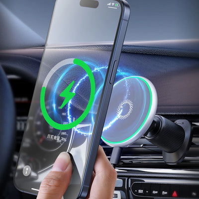 Magnetic Smartphone Support for MagSafe Car Mount 360 Degree Rotation Phone Holder Fit for iPhone 12 13 14 15