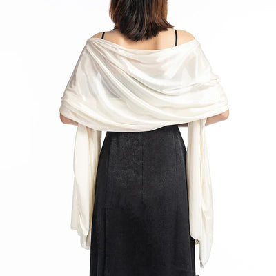 Elegant Silky Evening Dresses Shawls for Women Wedding Party Shawl Bride Bridesmaid Boleros Shrugs Banquet Capes Wraps
