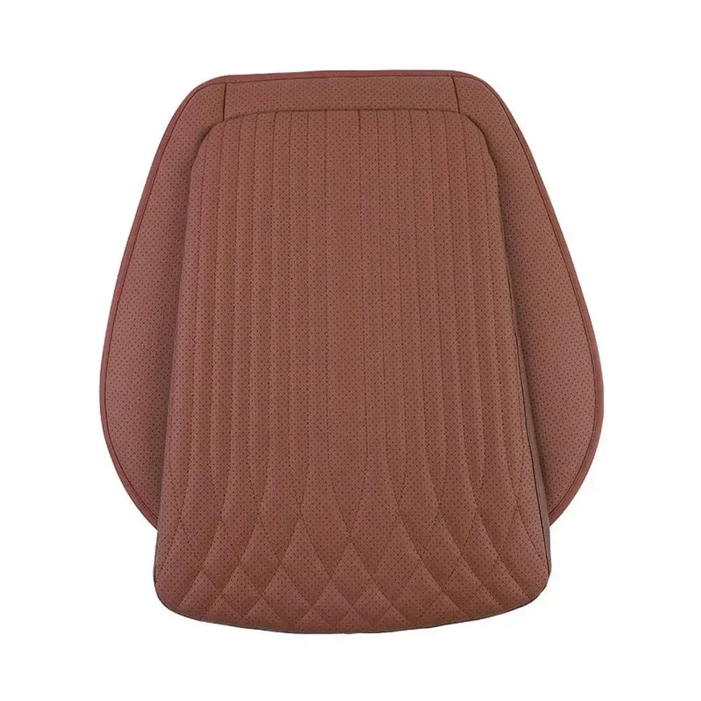 54cm Breathable Car Seat Cushion Luxury Leather Commercial Vehicle Non-slip Support Pad Universal High Rebound Sponge Seat Cover