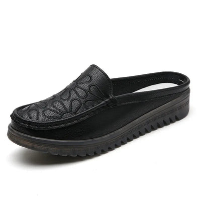Women Slippers  Spring New Casual Half-slip Shoes Ladies Slip on Closed Toe Sandals Zapatos De Mujer Women's Slingback Shoes