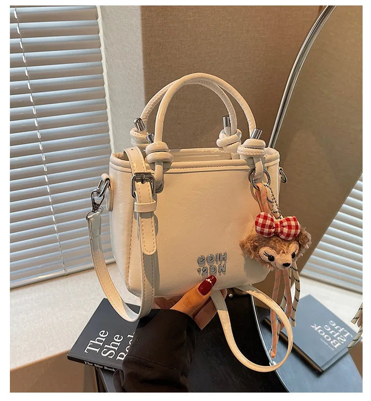 2025 Unique Women's Handbag Designer Shoulder Purse Minimalist Bucket & Square Bag Versatile Crossbody for Work