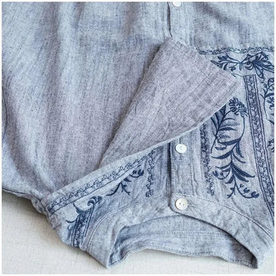 Cotton Linen Floral Embroidery Blouses Shirts For Women Tops Loose Oversize Lantern Long Sleeve Casual Boho Beach Summer Blusas