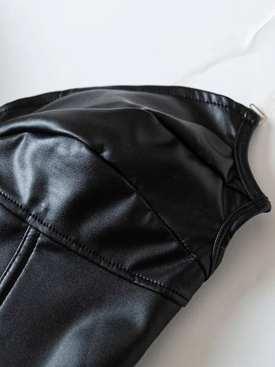 Women Strapless Bodice Tight Corset Sexy Vest Ladies Personality Streetwear Steampunk Style Black Backless Slim-fit Tops