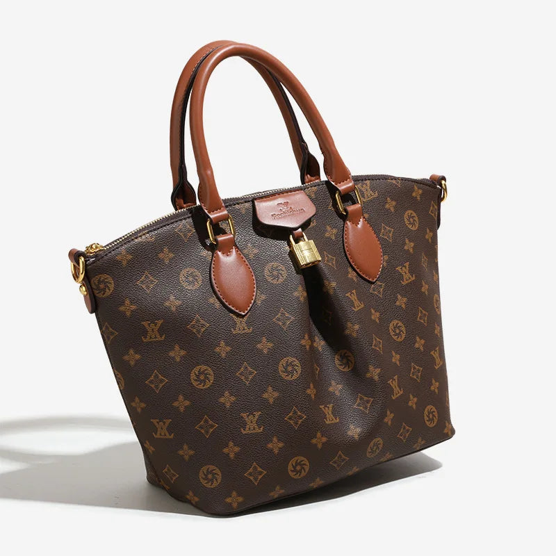 2025 French Luxury Handbag for Women Designer Tote Elegant Structured Shoulder Bag High-End Minimalist Chic Versatile