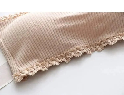 Women's Cotton Bra Female Tube Top Bra