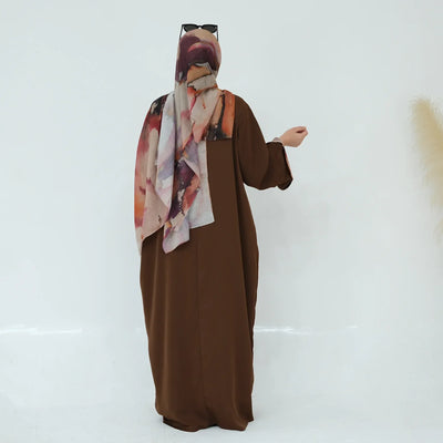Muslim Maxi Dresses for Women Abaya Jalabiya Split Sleeve Eid Ramadan Morocco Dubai Kaftan Islam Vestidos Arab Long Robe 2025