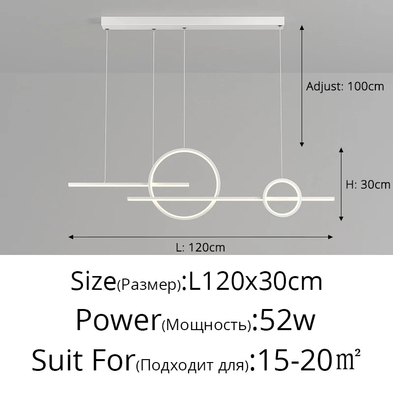 dining room LED Pendant Lights Minimalist Modern Lamp home decor Room lustre Bar Counter Dining Table Lights Lighting Fixtures