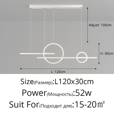 dining room LED Pendant Lights Minimalist Modern Lamp home decor Room lustre Bar Counter Dining Table Lights Lighting Fixtures