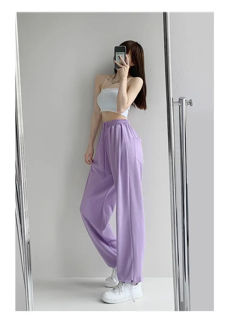 New Jogging Sweatpants Women Joggers Sports Pants Women  Fashion Korean Tracksuit Pants Pantalon Female