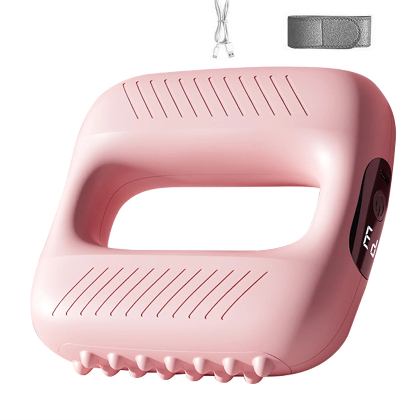 High-Intensity Fascia Rings Massager Cordless Mini With Belt Portable Deep Tissue Adjustables Vibration Massagers For Women