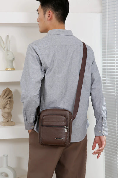 Men Nylon Shoulder Bag Messenger Bag Casual Waterproof Nylon Zipper Pocket Handbag Fashion Tote Travel Male Crossbody Bags