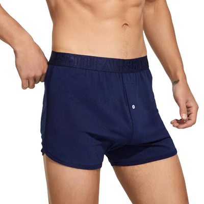 2024 Men's Cotton Jersey Boxer Short Loungewear Underwear Loose Fit Underpants Sleepwear Shorts Boxers for Men