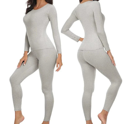 Thermal Underwear Women Autumn Winter Under Layer Clothes New Warm Pajamas Sets for Female 2 Pieces Long John Top Legging