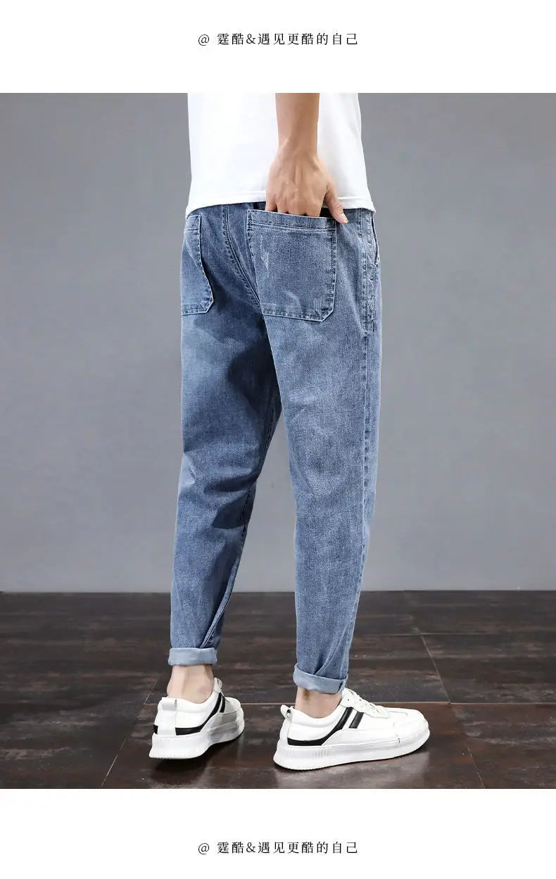 Men Jeans Male Trousers Simple Design High Quality Cozy All-match Students Daily Casual Korean Fashion jeans for men pants