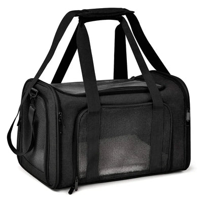 Portable Dog Cat Carrier Bag Soft Side Backpack Pet Carriers Dog Travel Bags Airline Approved Transport  Outgoing Pets Handbag