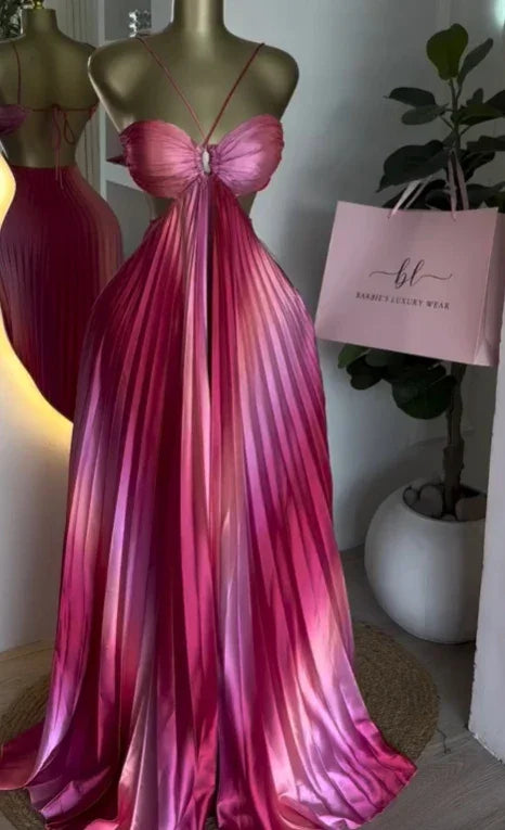 Luxurious Women's Evening Dresses Sweet and Fresh Suspender Sexy Lace Up Dress for Women Dresses Woman Summer 2025 Trend