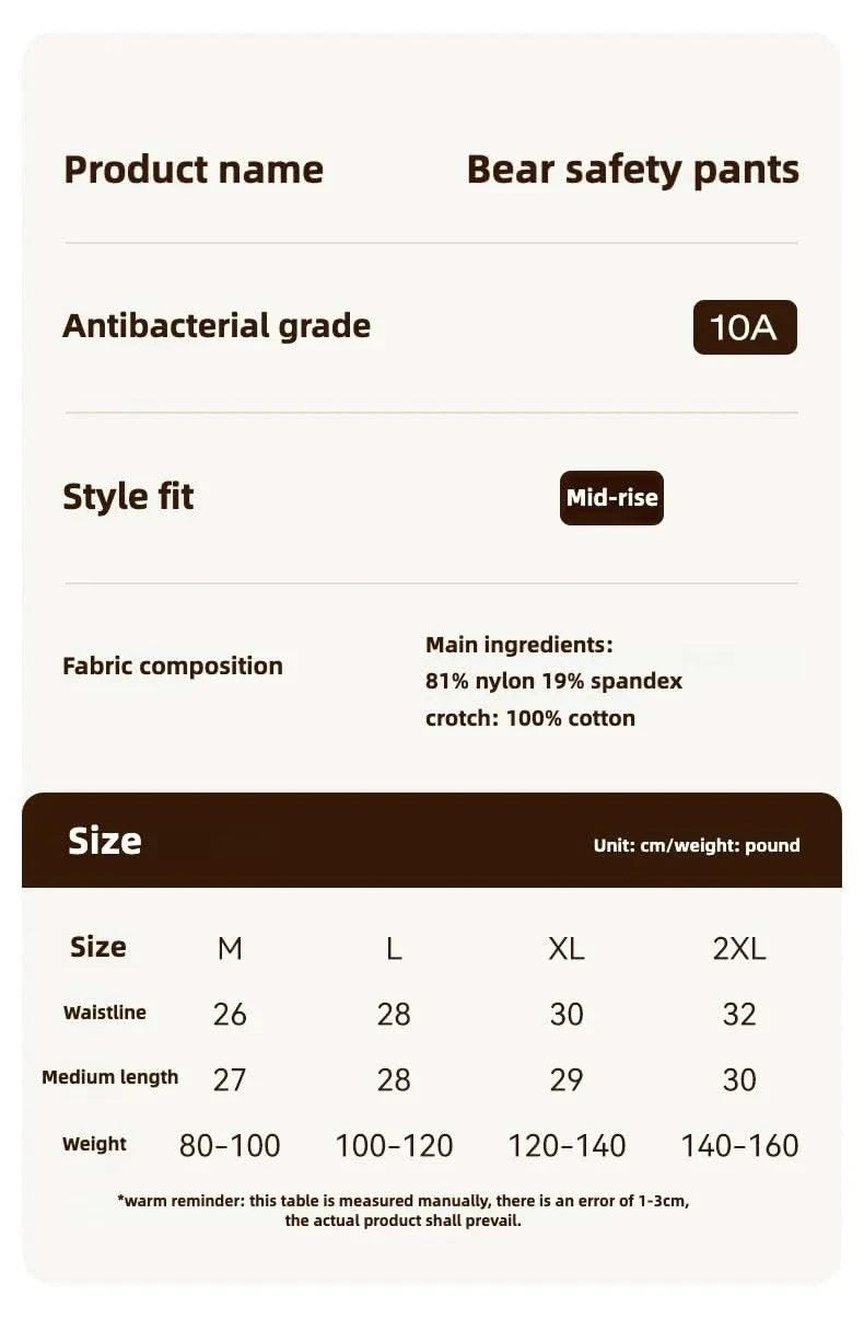 Women's Underwear Woman Shorts Shorty Female Boxer Shorts Under the Skirt Sheathing Panties Short Briefs Tight Underpants Boxers