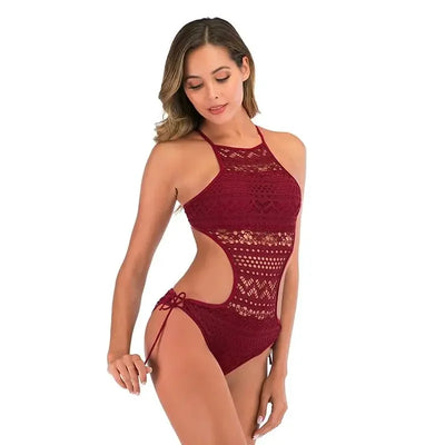 New 2024 Women's Sexy Swimwear Bikini Sport Fitn Swimming Fem Holl Swimsuit Trendy Summer Beachwear Casual Swimwear