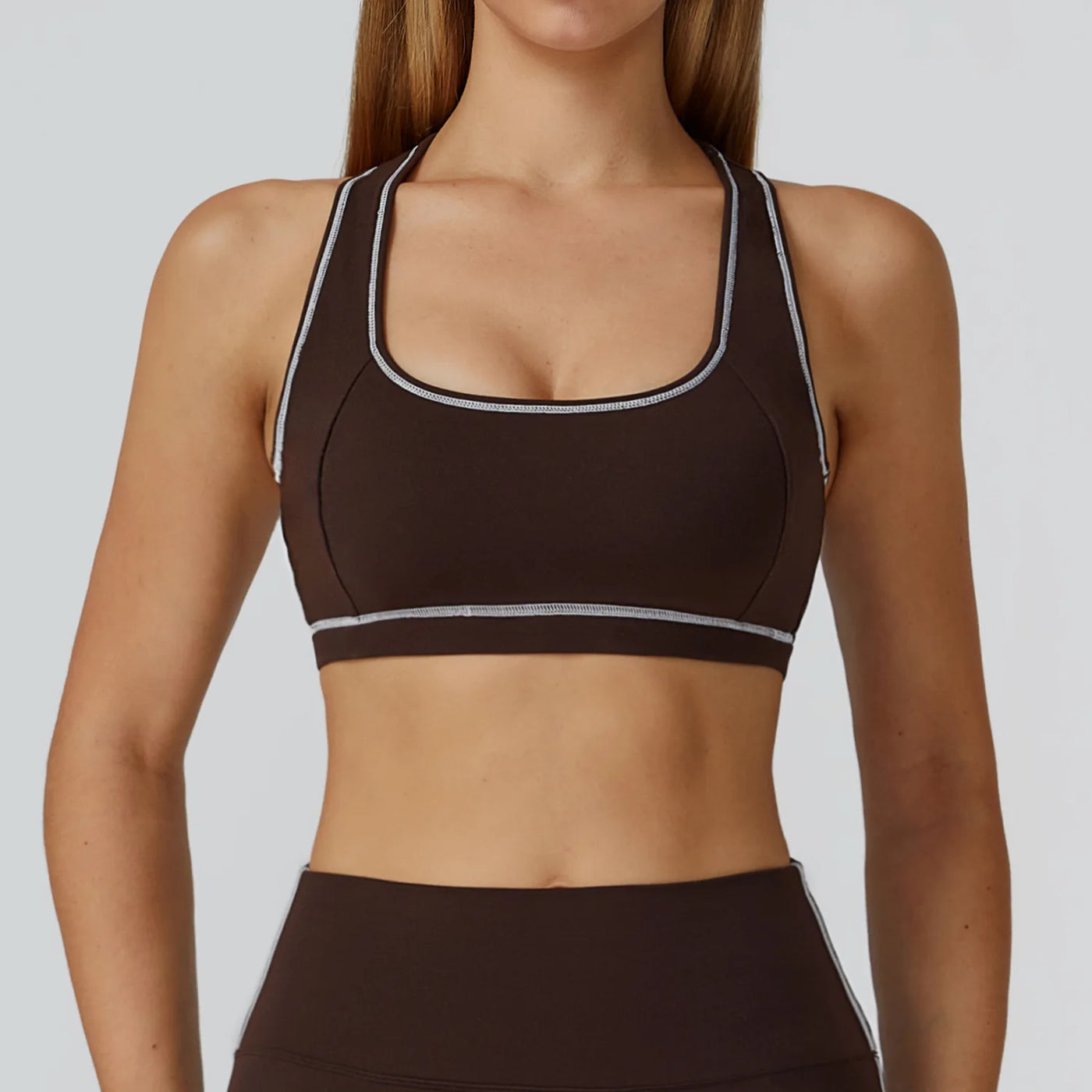 Yoga Bra Women Breathable Sports Bra Anti-Sweat Fitness Shockproof Crop Top Push Up Gym High Strength Workout Underwear