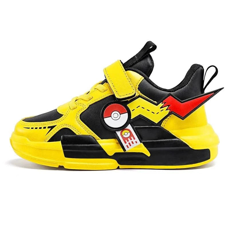 Kids Cartoon Sports Skate Shoes Lightweight for Easy Wear Children's Outdoor Casual Sneakers Non-Slip Sole for School Play