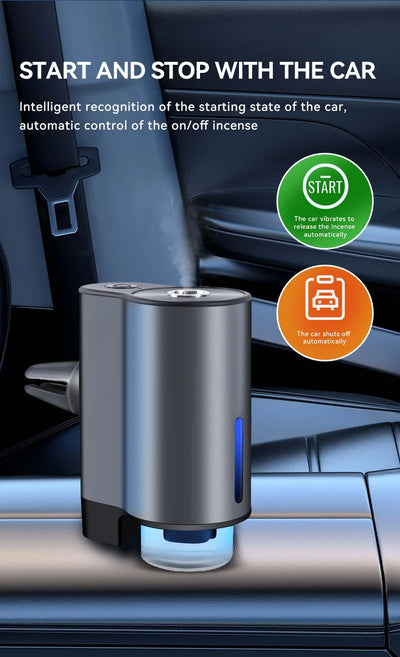 Humidifier Essential Oil Diffuser Smart Car Air Aromatherapy Diffuser, Fragrance Car Air fresheners with Three Adjustable