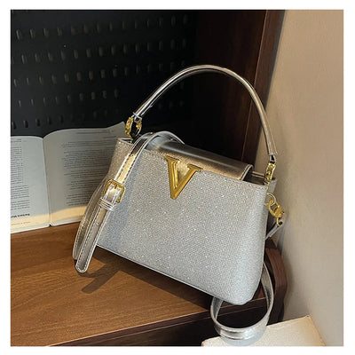 2025 New High-Sense Women's Designer Handbag - Feminine, Versatile, Large Capacity for Work & Crossbody