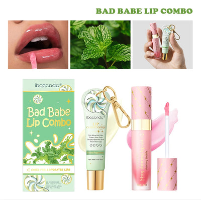 Lip Oil Lipstick Set Long Lasting Hydration Lightweight Texture Natural Lipgloss Lip Deeply Moisturizing Lip Makeup Cosmetics