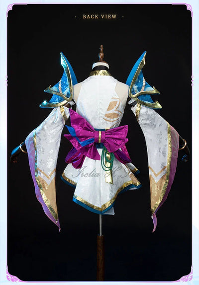 Irelia H Lux LOL Spirit Blossom Lux Cosplay Costume for women game halloween party dress role cosplays