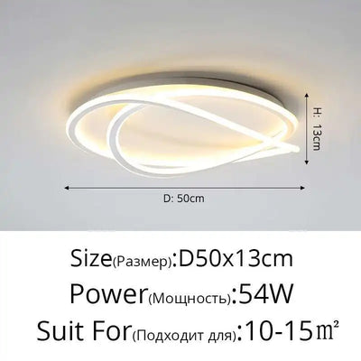 Modern LED Chandelier Lights  For Living Dining Room Bedroom Study Room Restaurant Balcony Home Decor indoor lighting fixture
