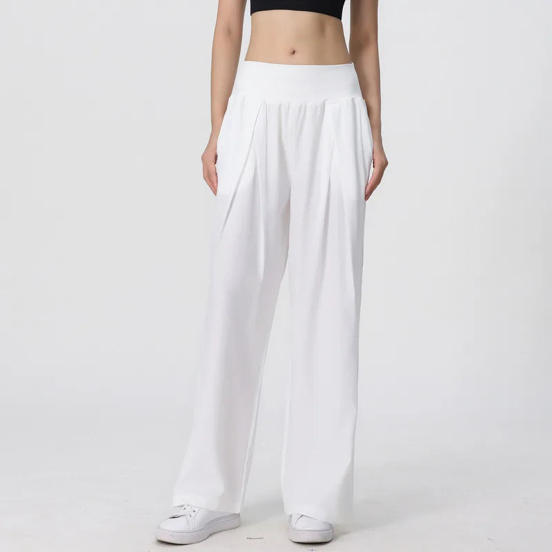 Women Wide Leg Pants Loose Fitness Yoga Pants 2024