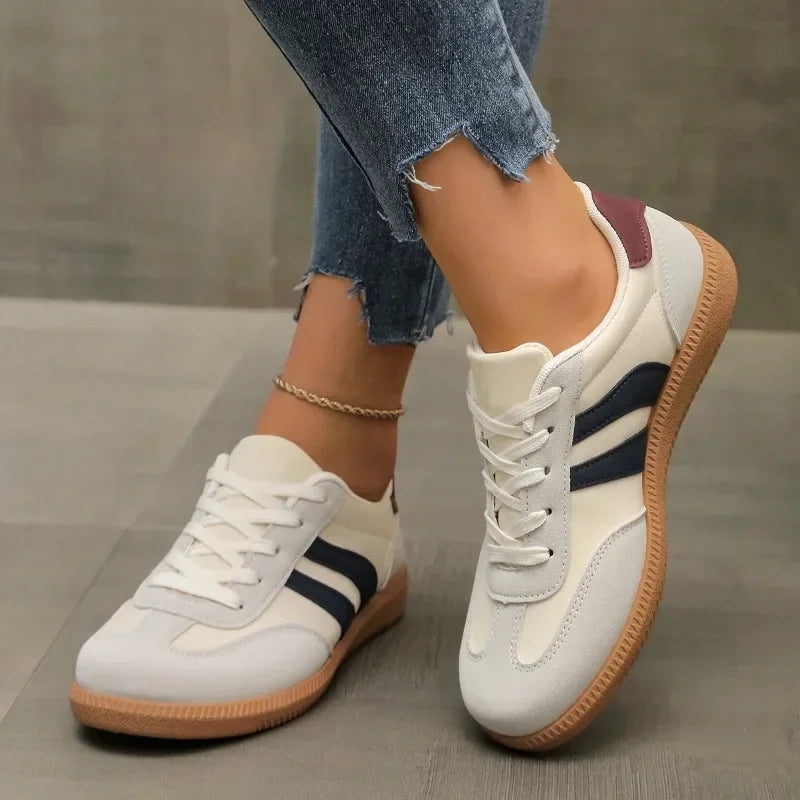 Women Designer Sneakers 2025 New Round Head Deep Mouth Light Sneakers Breathable Casual Versatile Sneakers Zapatos De Mujer