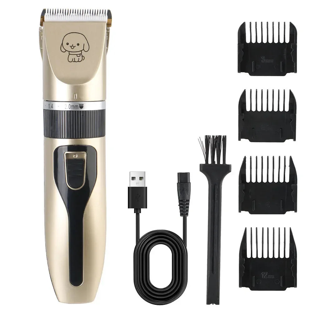 Pet Hair Clipper Haircut Trimmer Shaver Set For Rabbit Dog Cat Puppy Grooming Clipper Cutter Pet Supplies Electric Scissors