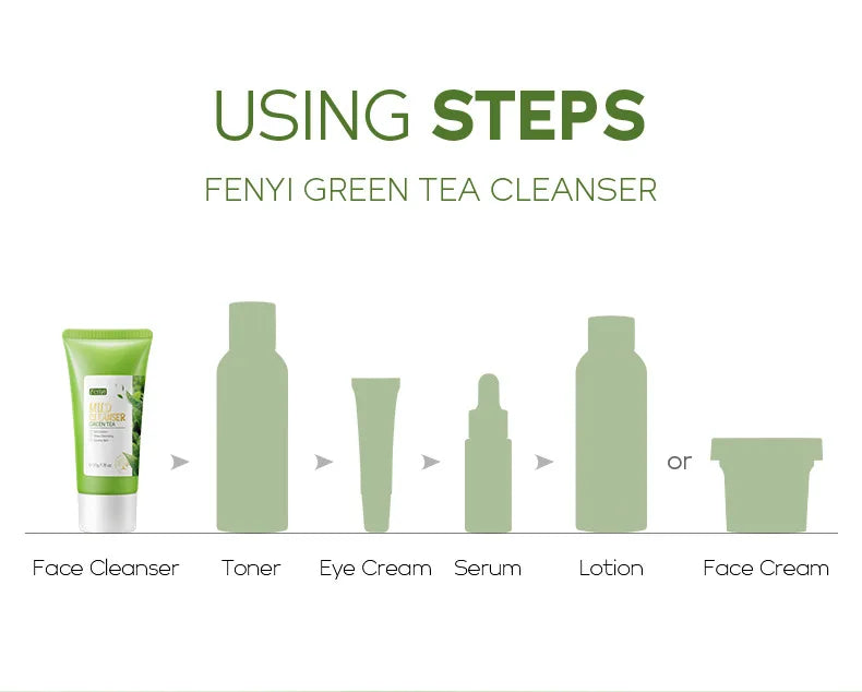 Vitamin C Facial Cleanser Skin Deep Cleansing Moisturizing Blackhead Removal skincare Face Wash Foam Face Cleanser Skin Care
