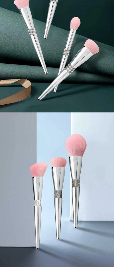 Makeup Brushes Set Private Label Pink Synthetic Hair Foundation Powder Contour Eyeshadow Make up Brushes