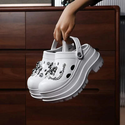 Clogs Clogs Women's Slippers Summer Home Sandals Non Slip Garden Shoes Fashion  Flat Shoes Orginal Outdoor Couples EVA Design