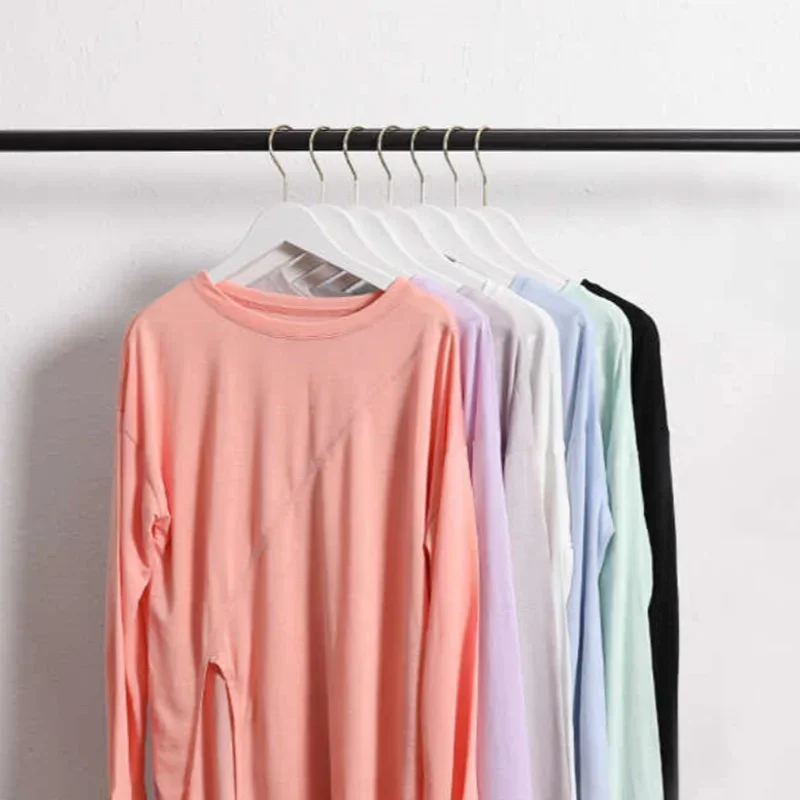 Women 2025 Summer New Fashion Yoga Clothing Retro Loose Casual Female Shirts Blusas Chic Tops