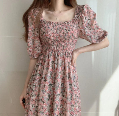 Dresses For Women 2024 Floral Woman Dress Open Back Backless Clothes Beach Flower Tight Bodycon Midi New In Offer Stylish